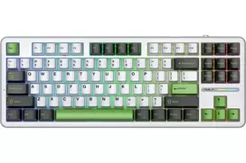 AULA Gasket F87 Thunder Black GrayWoodV3 RGB klaviatūra