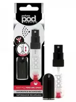 Travalo Perfume Pod Pure daugkartinis kvepalų purkštuvas 5 ml Juodas