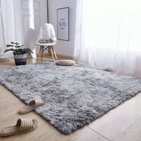 Strado Ombre Shaggy kilimas Strado 60x120 OmbreSilver (Light Pilkas)