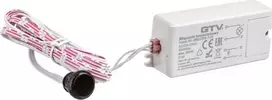 GTV Vieno greičio bekontaktis jungiklis stumdomoms durims maks. 500W AC 220-240V 50/60Hz IP20 juodas jutiklis AE-WBEZDB-10S