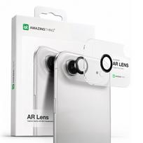 AmazingThing Objektyvo Stiklas iPhone 17 Air su Juodu Aliuminio Rėmu