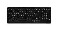 Klaviatūra Cherry Active KEY MTA AK-C7000 su laidu DE-išdėstymas juodas