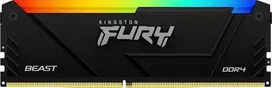 RAM Kingstonas | FURY Beast RGB | 32GB | DDR4 | 1600 MHz | PC/serveris | Registracijos Nr. | ECC Nr