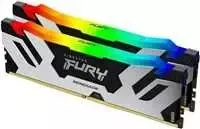 RAM Kingston KF564C32RSAK2-96 96GB 6400MT/s DDR5 CL32 DIMM (2 komplektas) FURY Renegade RGB XMP | Kingstonas
