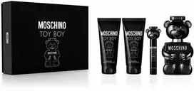 Kvepalų rinkinys vyrams Moschino Toy Boy (EDP, 100 ml + dušo želė, 100 ml + kūno losjonas, 100 ml + EDP, 10 ml)