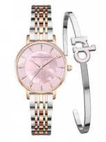Rocco Barocco Laikrodis moterims ROCCOBAROCCO dėžutėSET RB.4659L-02M(zo506b)