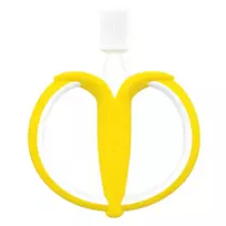 Pirmasis dantų šepetėlis EDISONmama „Bananas”, nuo 6 mėn., KJ12532