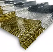 MK PC DIAMONDS TILE EFFECT - čerpės imitacijos deimantinė monolitinio polikarbonato danga - 4 m - Bronzinė