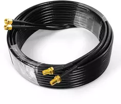 Dvigubas Poynting GSM kabelis CAB-092 HDF195 SMA 5m