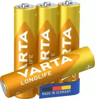 Baterija VARTA Longlife Standard LR03 AAA 1.5V 4vnt.