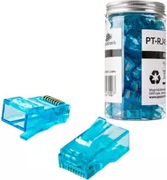 Spacetronik RJ45 kištukas, praėjimo kat.6 UTP PT-RJ456UB-1 100 vnt.