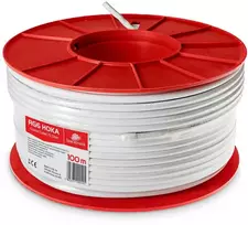 Kabelis RG6 Spacetronik HOKA 102 CU Dualshield 100m