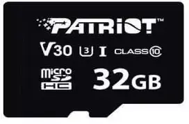 Atminties kortelė PATRIOT VX Series 32GB Micro SDXC V30 Class 10 UHS-I U3 4K UHD (PSF32GVX31MCH)