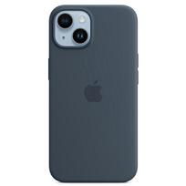 APPLE IPhone 14 Plus / 15 Plus 6.7" MagSafe Silicone Case, storm blue