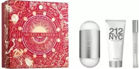 Carolina Herrera 212 Nyc Eau De Toilette Purškiklis, 100 ml Set 3 Pieces Christmas 2023