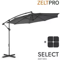 Zeltpro Lauko skėtis su padu Select Antracito