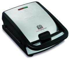 TEFAL SW 852D Waffle Iron Snack Collection in Black/Stainless Steel