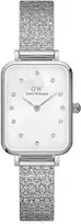 MOTERIŠKAS LAIKRODIS DANIEL WELLINGTON Quadro Lumine presuotas pianinas 20mm DW00100580 + DĖŽĖ (zw519c)