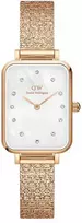 Moteriškas laikrodis DANIEL WELLINGTON Quadro Lumine Pressed Piano 20mm DW00100578 + BOX (zw519b)