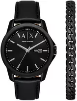 Laikrodis Armani Dárkový set Leren + náramek AX7147SET