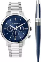 Laikrodis Trussardi dovanų rinkinys T-Couple + rašiklis R2453147018 SET
