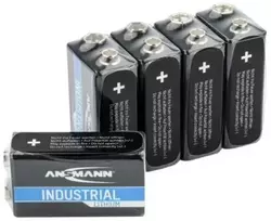 Ansmann 1505-0002, Vienkartinės baterijos, Ličio, 9 V, 5 vnt., Juoda, -40–60 °C