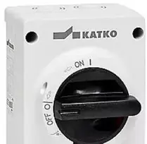 Mto Electric As „Katko“ saugos jungiklis 3P - 16A ABS pilkas/juodas