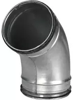 LINDAB alkūnė BU 125 60. Presuota, suvirinta viela. Tinka vamzdžiams, nipelio matmenys.