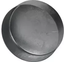 LINDAB EPF 80 mm galinis dangtelis su įvore. Tinka išoriškai ant profiliuotų detalių.