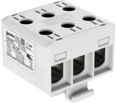 Ouneva Oy Universalus gnybtas su OTL izoliacija, aliuminis/vario, 3*(1,5-50) mm2, pilkas
