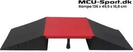 MCU-Sport riedlenčių rampos komplektas 136 x 49,5 x 16,8 cm