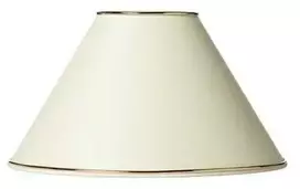 Nielsen_Light MARIE ŠVIESTUVO TAURIUKAS, 17,0 CM AUKŠTIS, KREMINĖS SPALVOS, SU AUKSINIU KRAŠTU