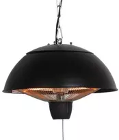 Nsh Nordic HORTUS pakabinamas terasos šildytuvas, modelis 600/1500 W, HA, juodas (211-306)