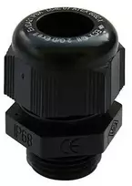 SIB F8021600E, juodas, poliamidas, 50 vienetų, M16, 1 cm, 5 mm