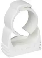 Walraven „starQuick“ baltas Ø 24–28 mm – plastikinis spaustukas užsidaro lengvai paspaudus vamzdelį. Be halogenų.