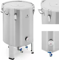 Royal Catering Container fermentacijos virdulys alaus fermentatorius pagamintas iš nerūdijančio plieno 60 l