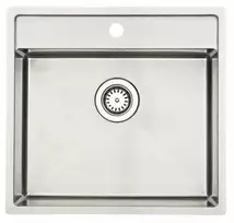 Lavabo Aps Tapwell Virtuvės kriauklė Kubus 520 Soft nerūdijantis plienas