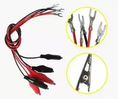 Oem Jungiamasis laidas 20cm - jungtis - krokodilas - paprastoms elektros grandinėms kurti