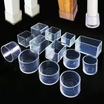 Oem Apsauginiai užvalkalai baldų kojoms - apvalūs 20mm - 4 vnt - Silikoninis užvalkalas kojoms
