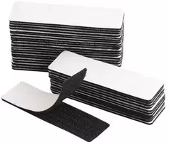 Oem Lipni lipnia juosta tvirtinimui - 100x30mm - juoda - 10 vnt - lipni juosta