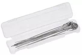 Oem 10 plieninių adatų rinkinys – nuo 0.4 mm iki 1.4 mm – skirtas elektroniniams komponentams išlituoti