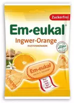 Dr.C.Soldan Em-eukal® IMBIERŲ ir APELSINŲ skonio pastilės su vitaminu C ir saldikliais
