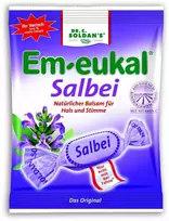 Dr.C.Soldan Em-eukal® ŠALAVIJŲ skonio pastilės su vitaminu C ir saldikliais
