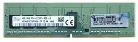 RAM HP 4GB DDR4-2133, 4GB, 1 x 4GB, DDR4, 2133 MHz, 288 kontaktų DIMM