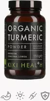 KIKI Health Organic TURMERIC- Ekologiška Ciberžolė su kurkuminu,150 g. milteliai