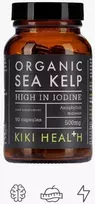 KIKI Health Organic Sea Kelp - Jodas Kelp iš organinių jūros rudadumblių, 90 kapsulių