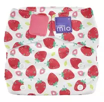 BAMBINO MIO daugkartinės sauskelnės ALL IN ONE, Strawberry Kreminis