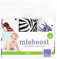BAMBINO MIO daugkartiniai sauskelnių įdėklai MIOBOOST, Savanna Stripes, 3 vnt.