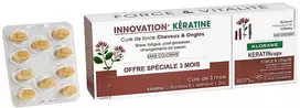 Klorane Keratincaps Anti-Hair Loss maisto papildai 3 x 30 vnt kapsulių triguba pakuotė