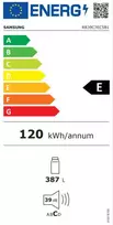 Šaldytuvas be kameros Samsung RR39C7EC5B1, juoda spalva